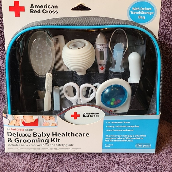 american red cross deluxe baby healthcare and grooming kit